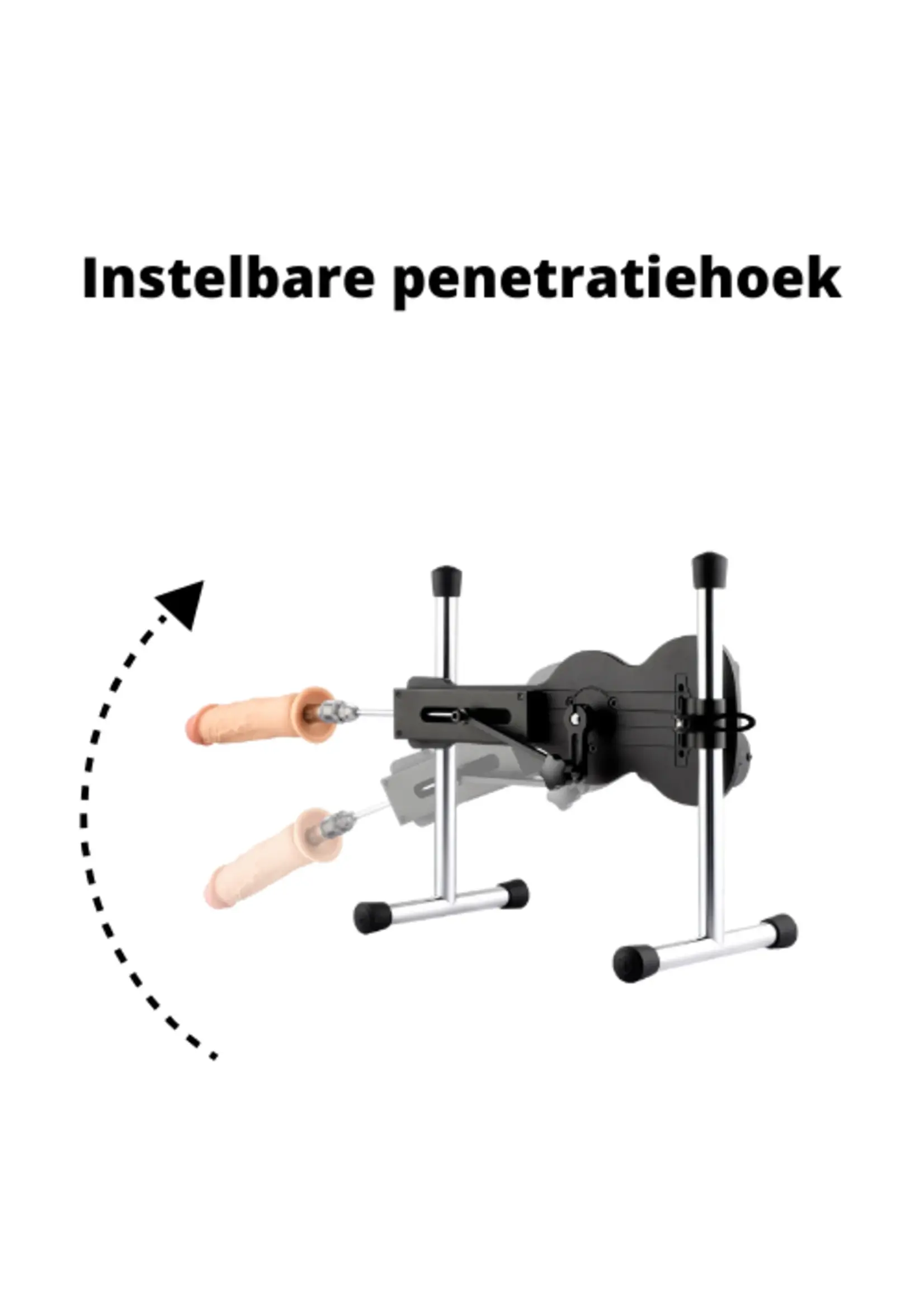 Auxfun ukulele seksmachine remote control - black