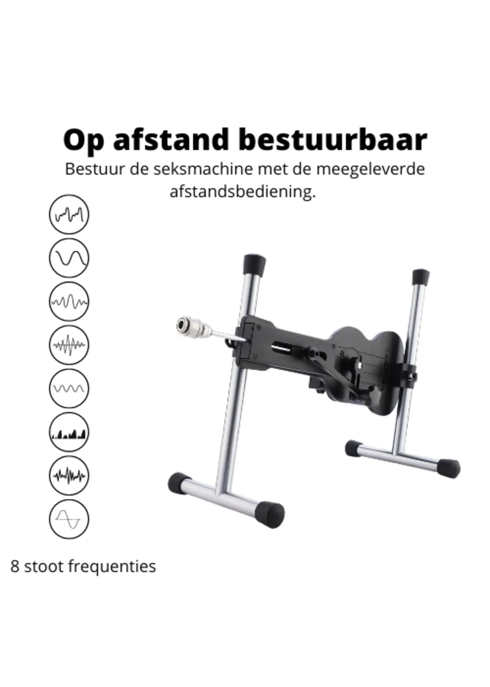 Auxfun ukulele seksmachine remote control - black