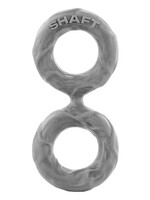 Shaft Double c-ring large - gray
