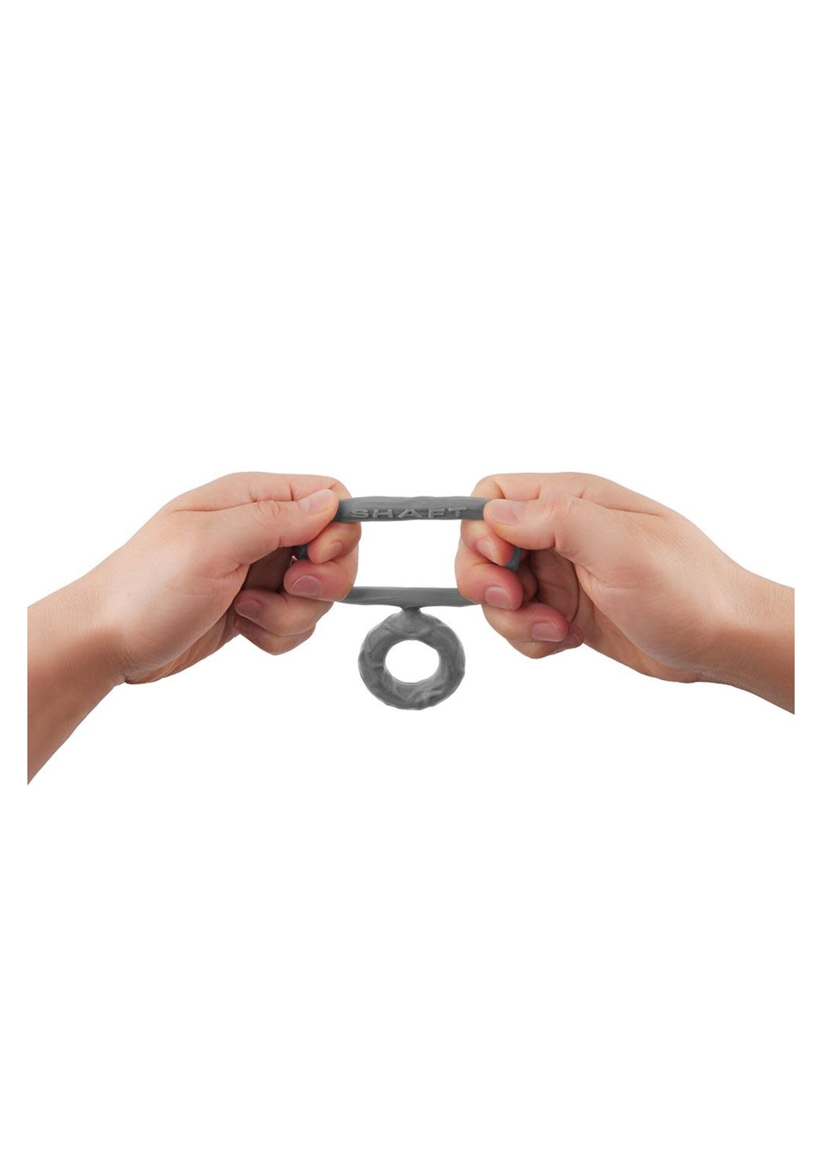 Shaft Double c-ring large - gray