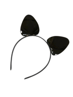 Kinky Diva Vinyl high gloss cat ears -black