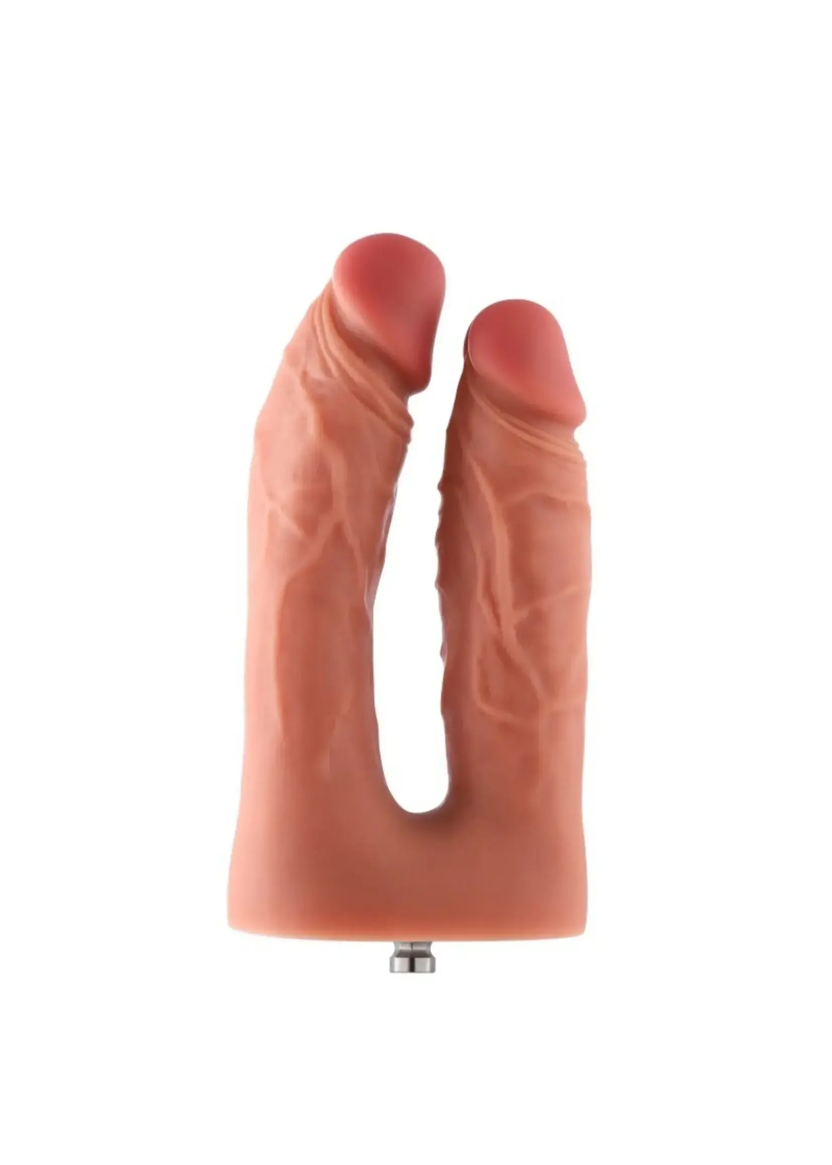 HiSmith Dildo double kliclok 15-19 cm - nude