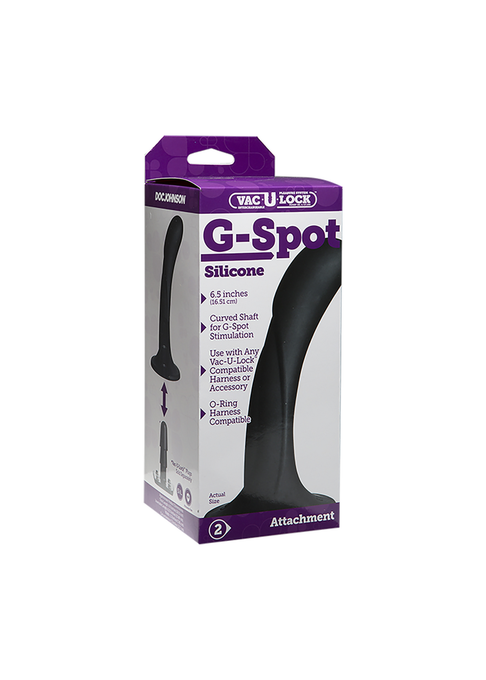 Doc Johnson G-spot silicone dildo - Vac-u-lock