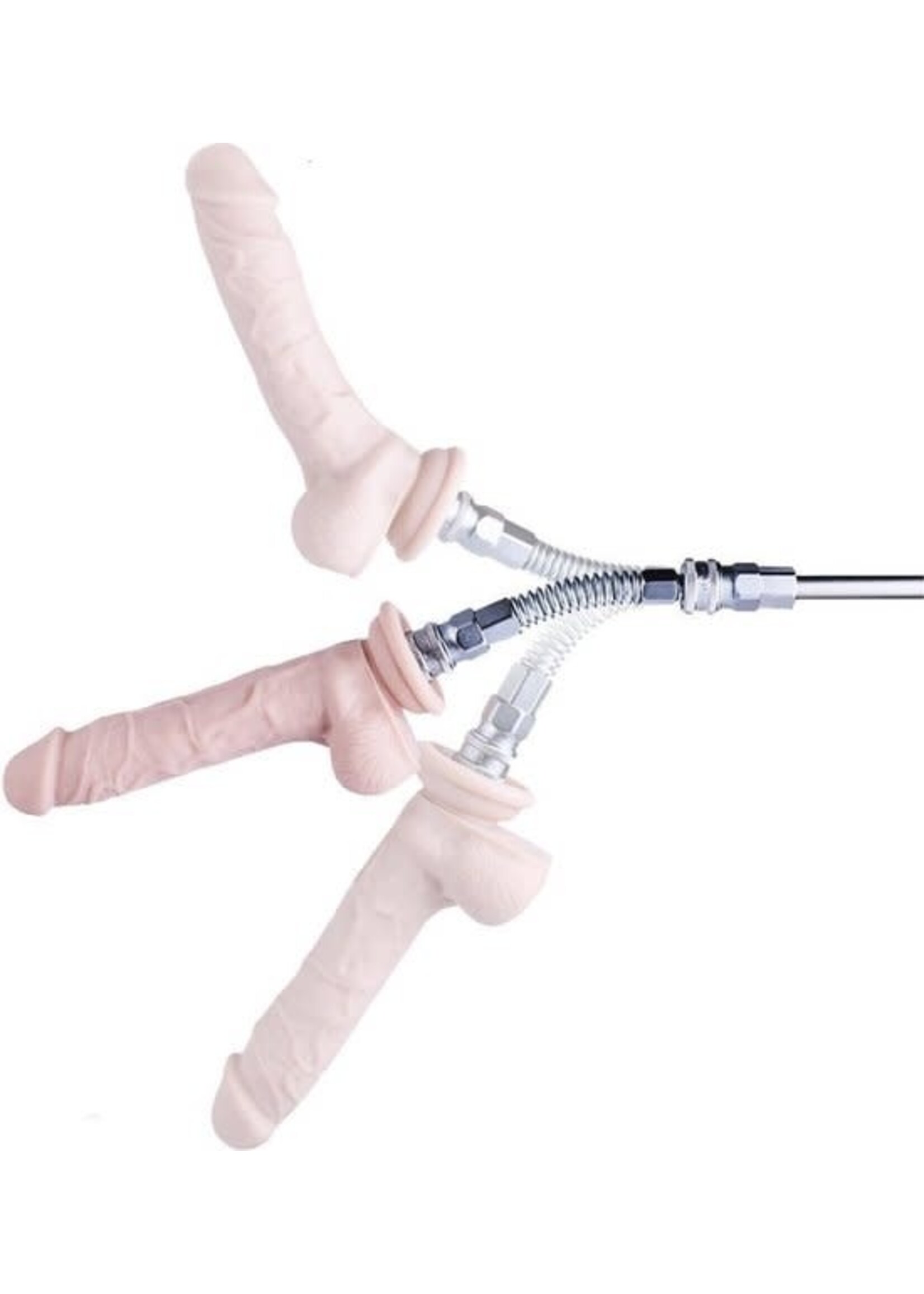 HiSmith Flexible spring adapter stainless steel - black