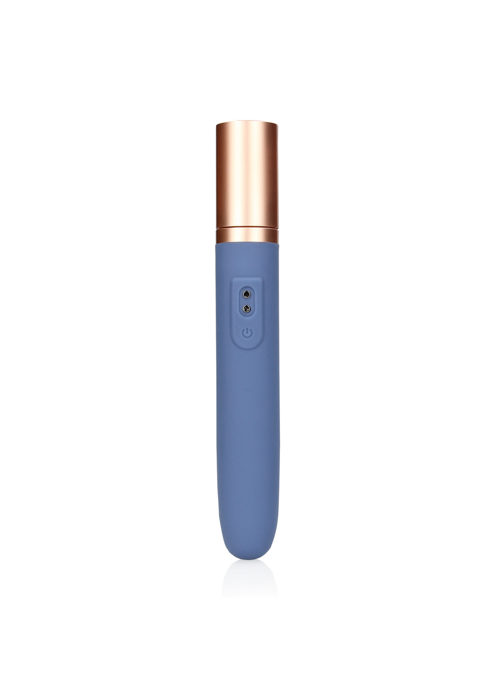 Loveline by Shots Travel vibrator with lube compartment and pump