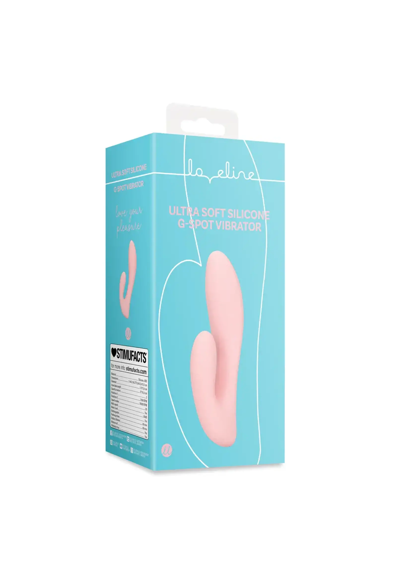 Loveline by Shots Ultra soft silicone G-spot vibrator