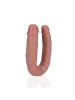 Realrock by Shots U-shaped double dildo 5" - 12.7cm - flesh