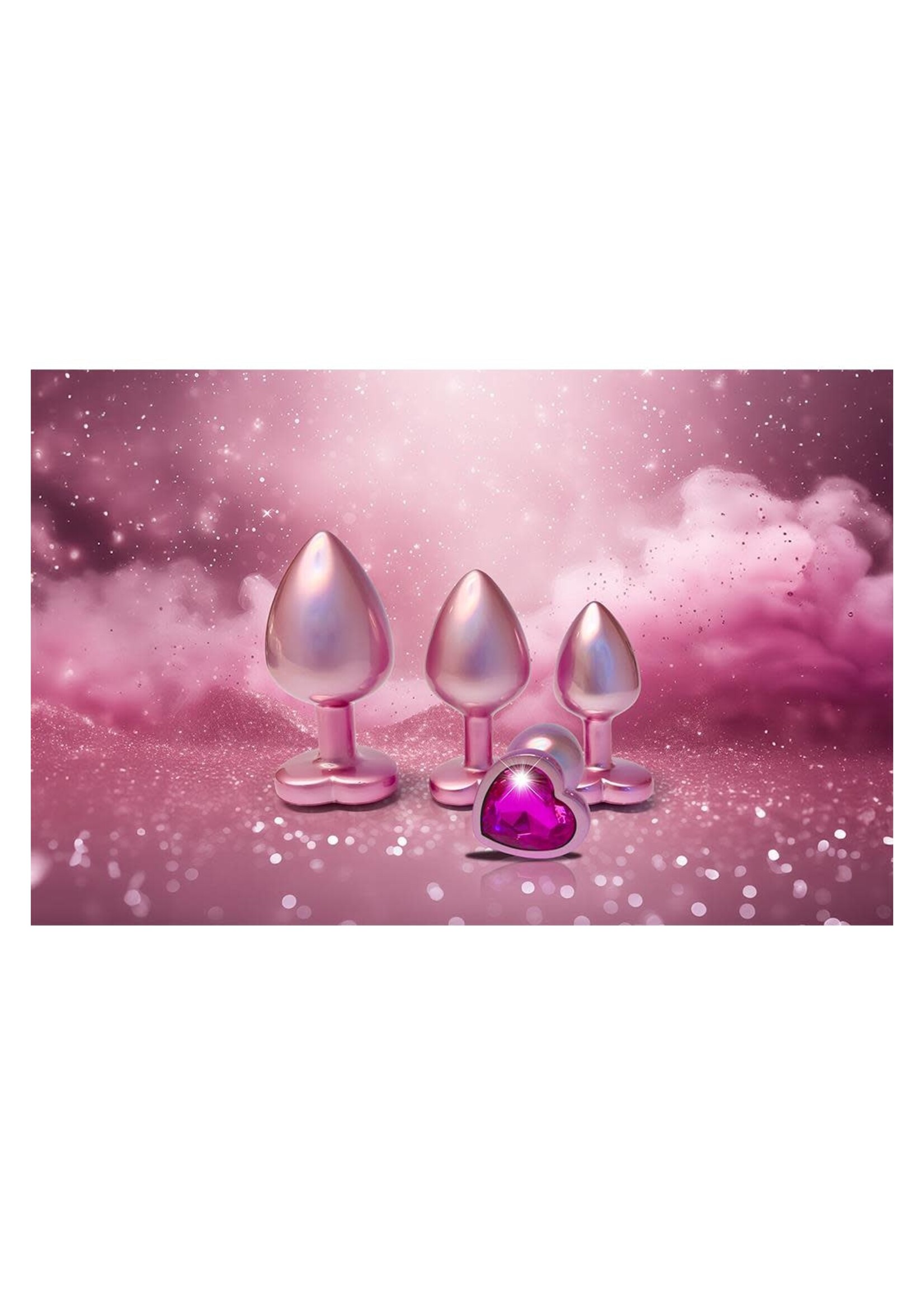 Dream Toys Gleaming love pearl pink plug large