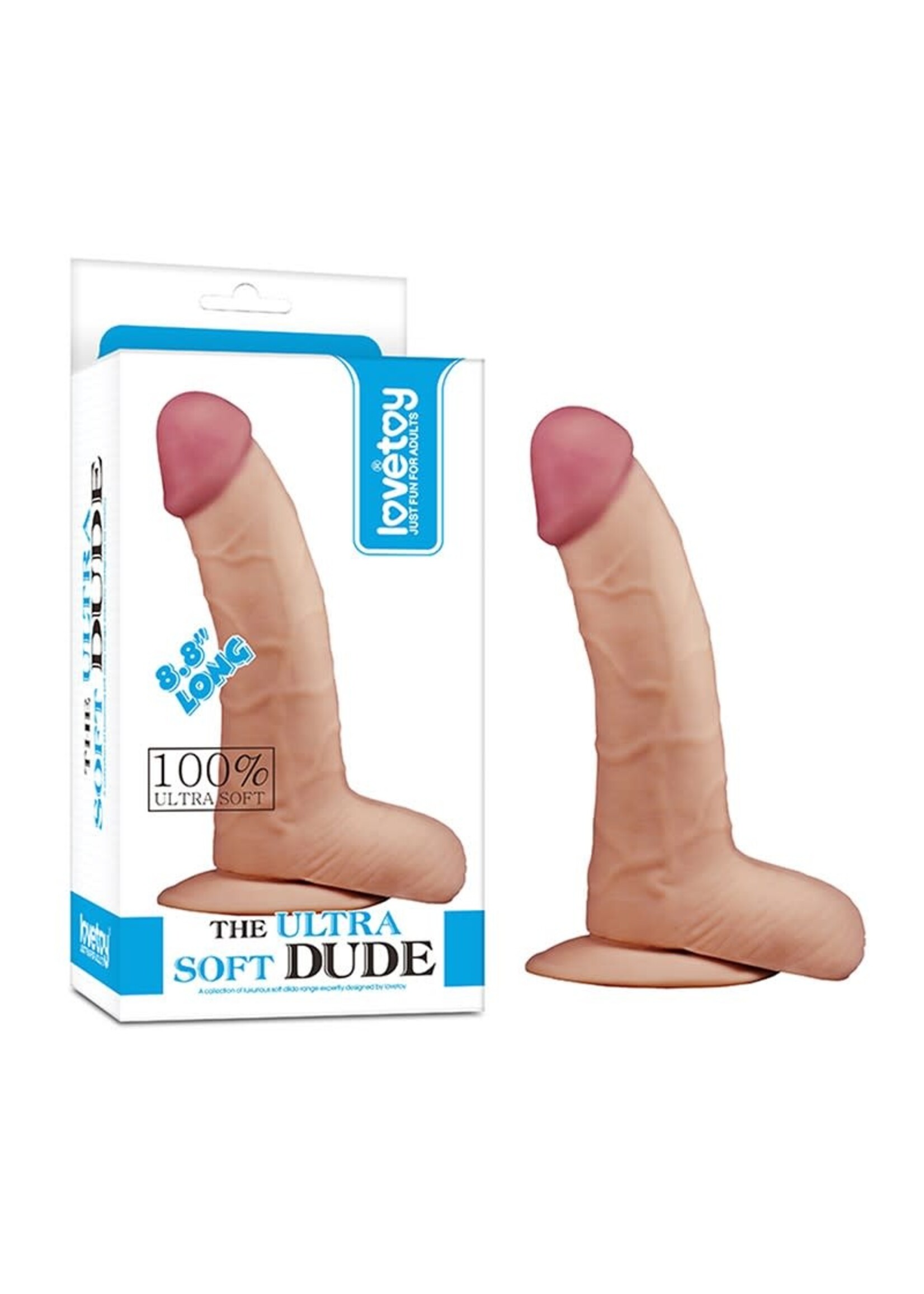 LoveToy Ultra Soft Dude 8.8" Small Balls