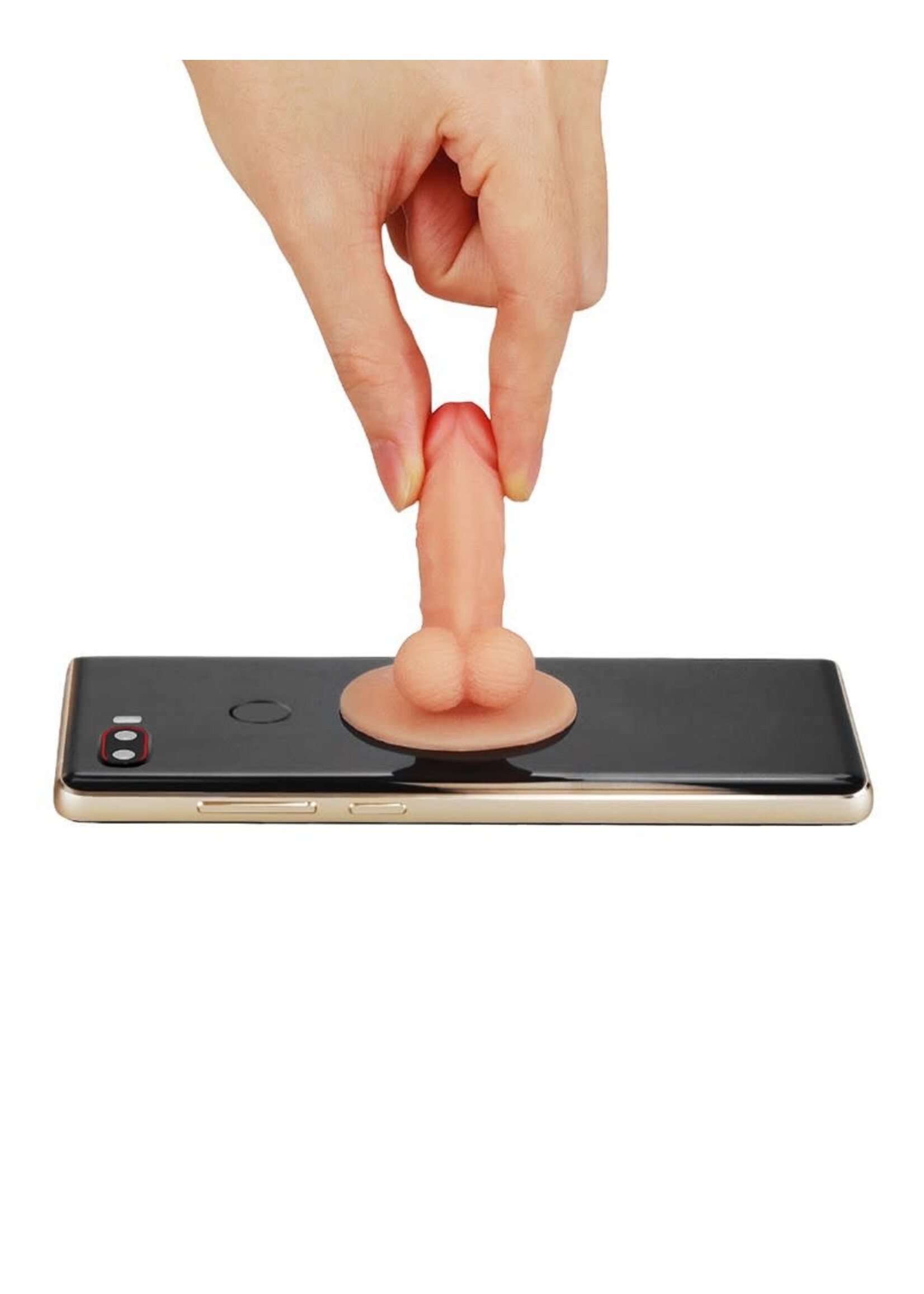 LoveToy Grappige telefoonhouder piemel