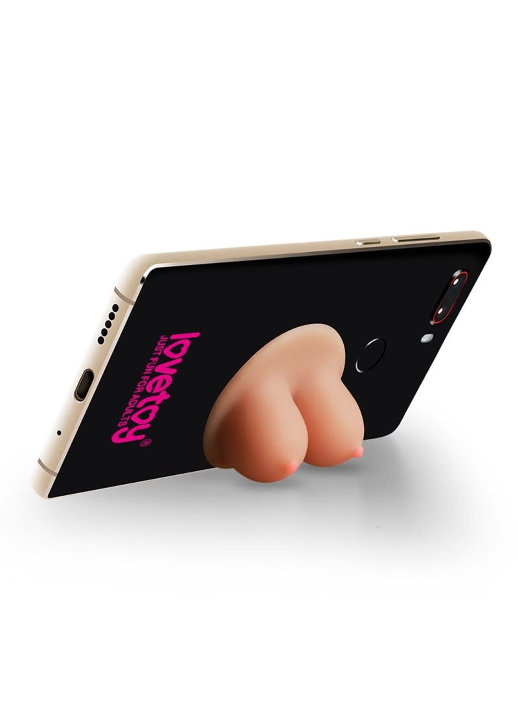 LoveToy Grappige telefoonhouder borsten