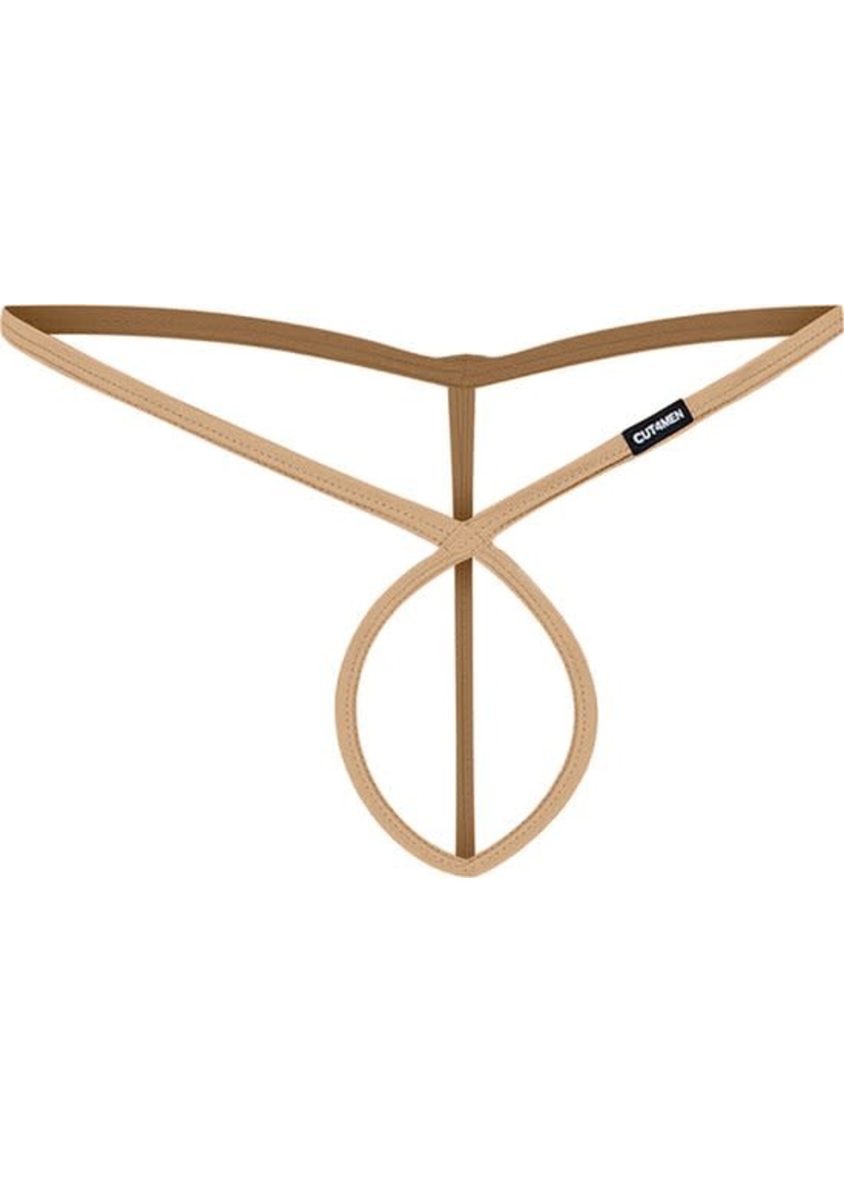 Gekruiste String - goud zand