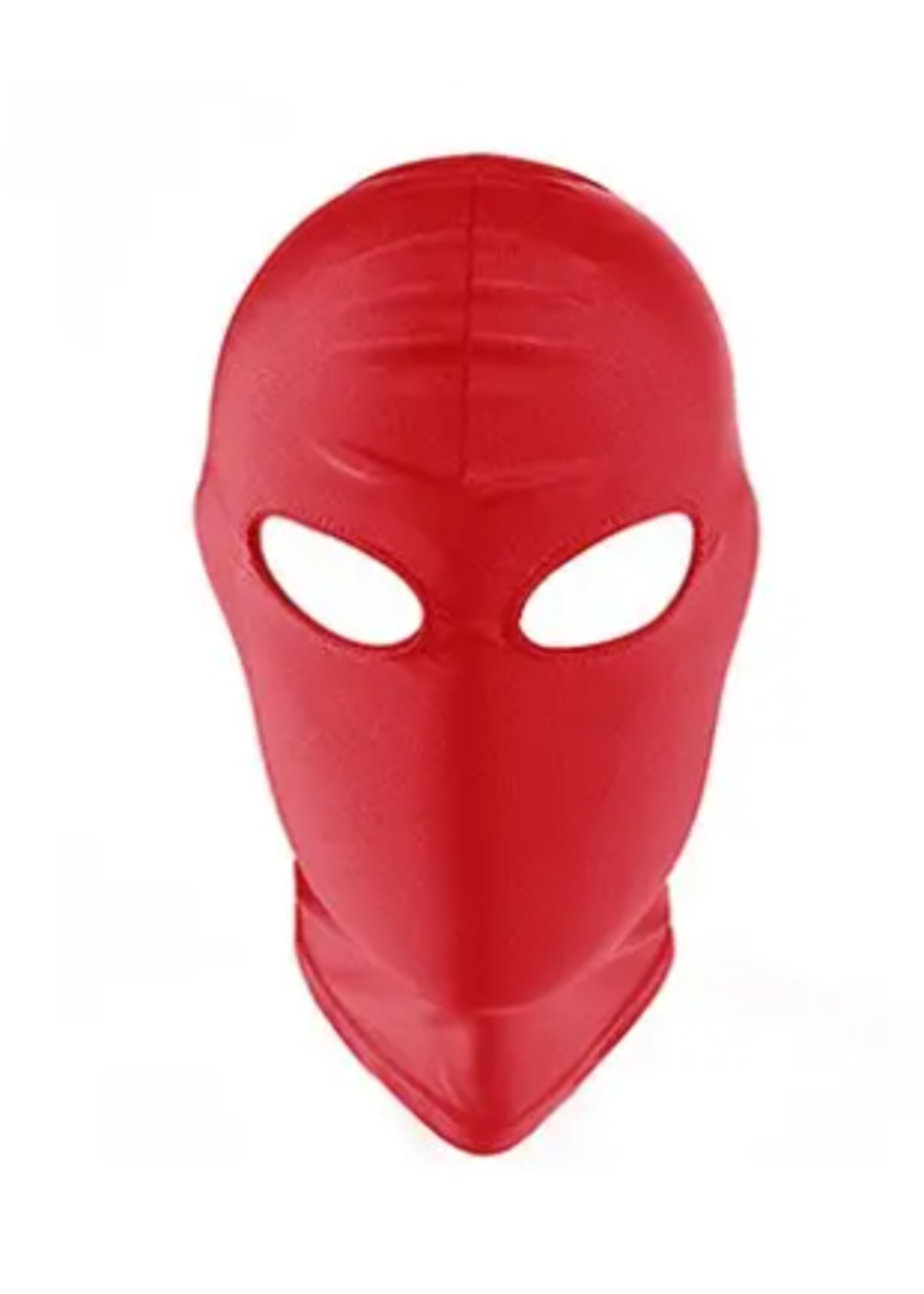 Bivakmuts open ogen gesloten mond - rood