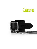 Leather wrist restraints - black