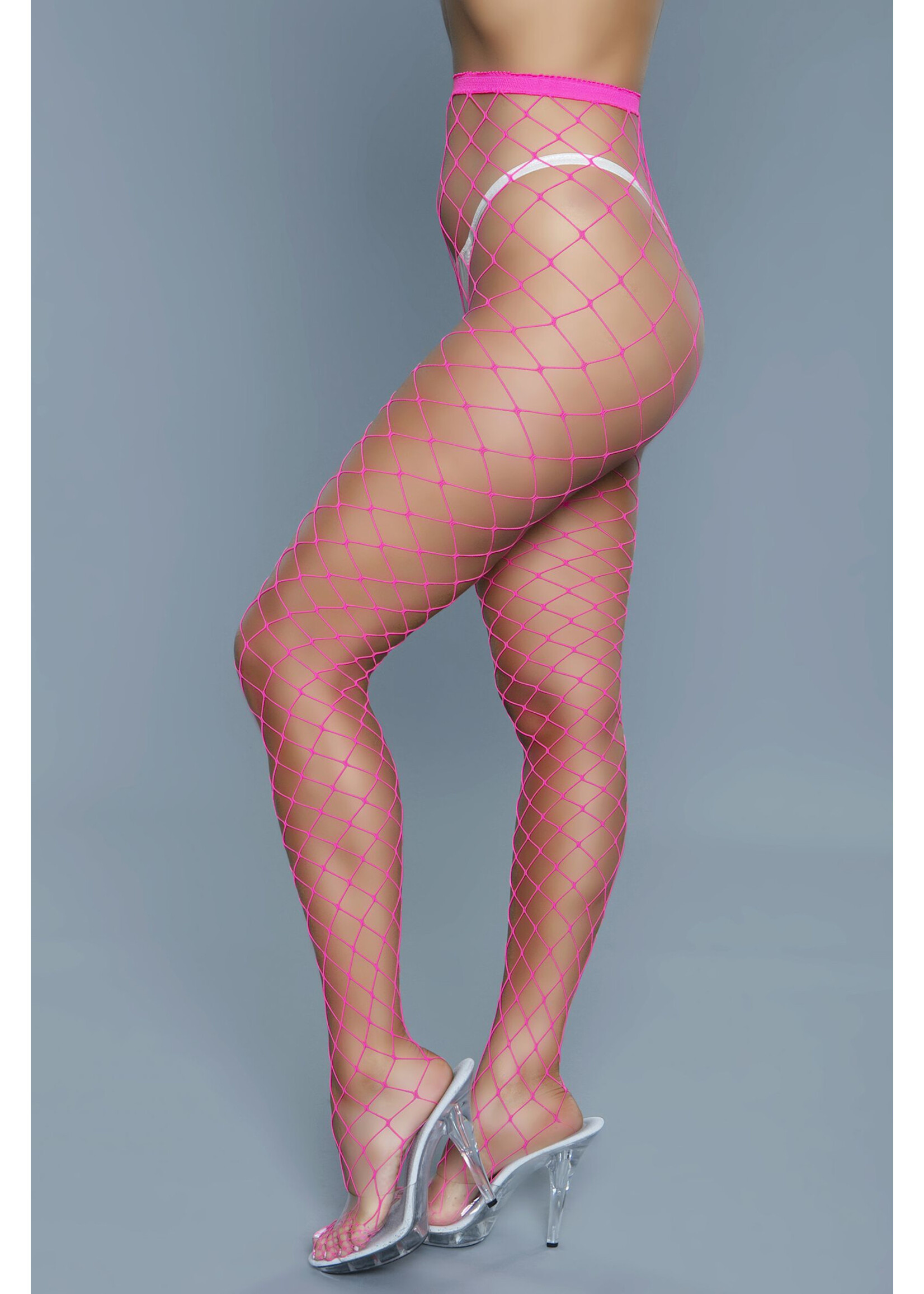 Be Wicked Can't back down pantyhose - pink - OneSize