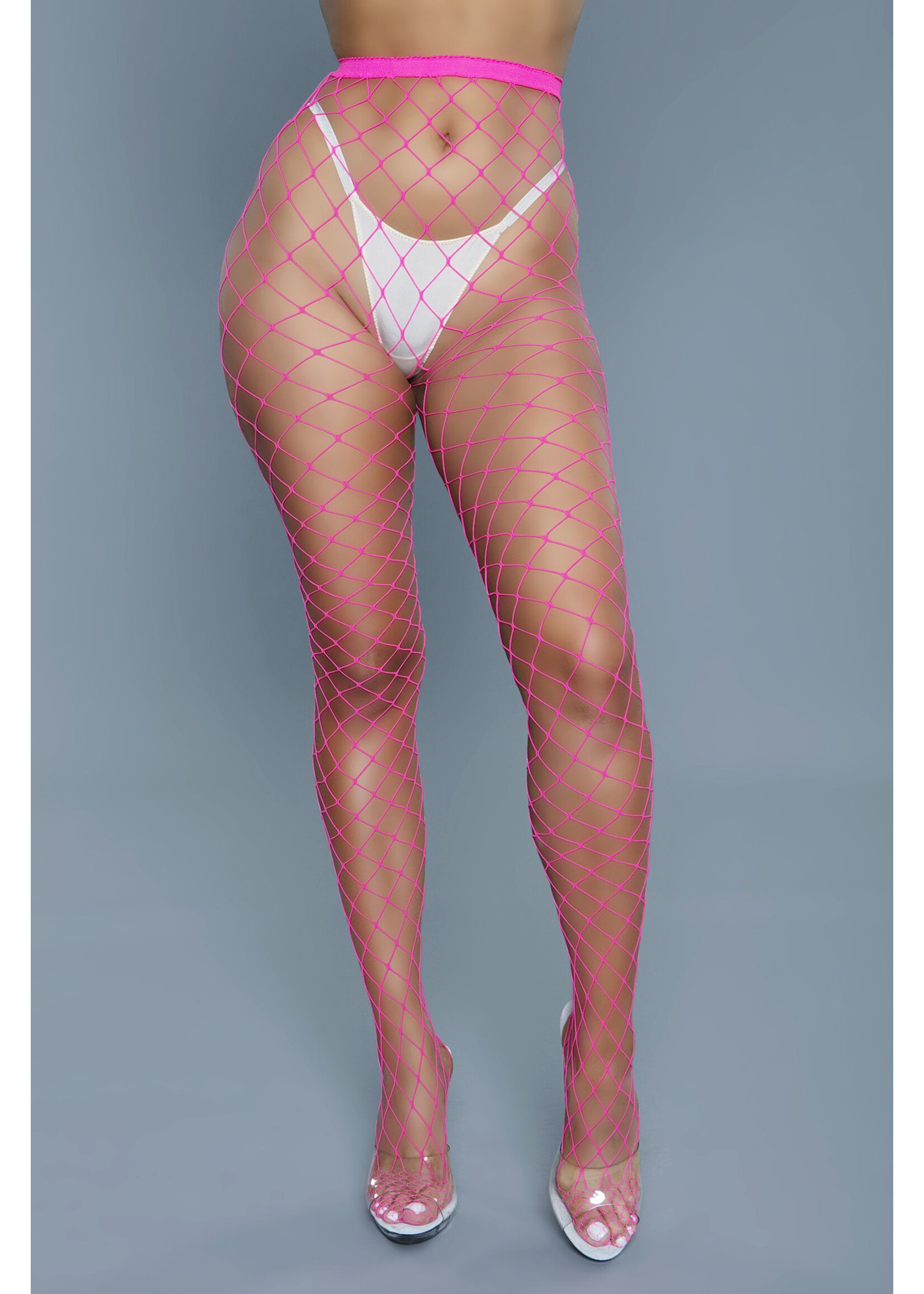 Be Wicked Can't back down pantyhose - pink - OneSize