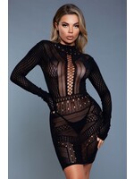 Be Wicked The heart racing mini dress - OneSize