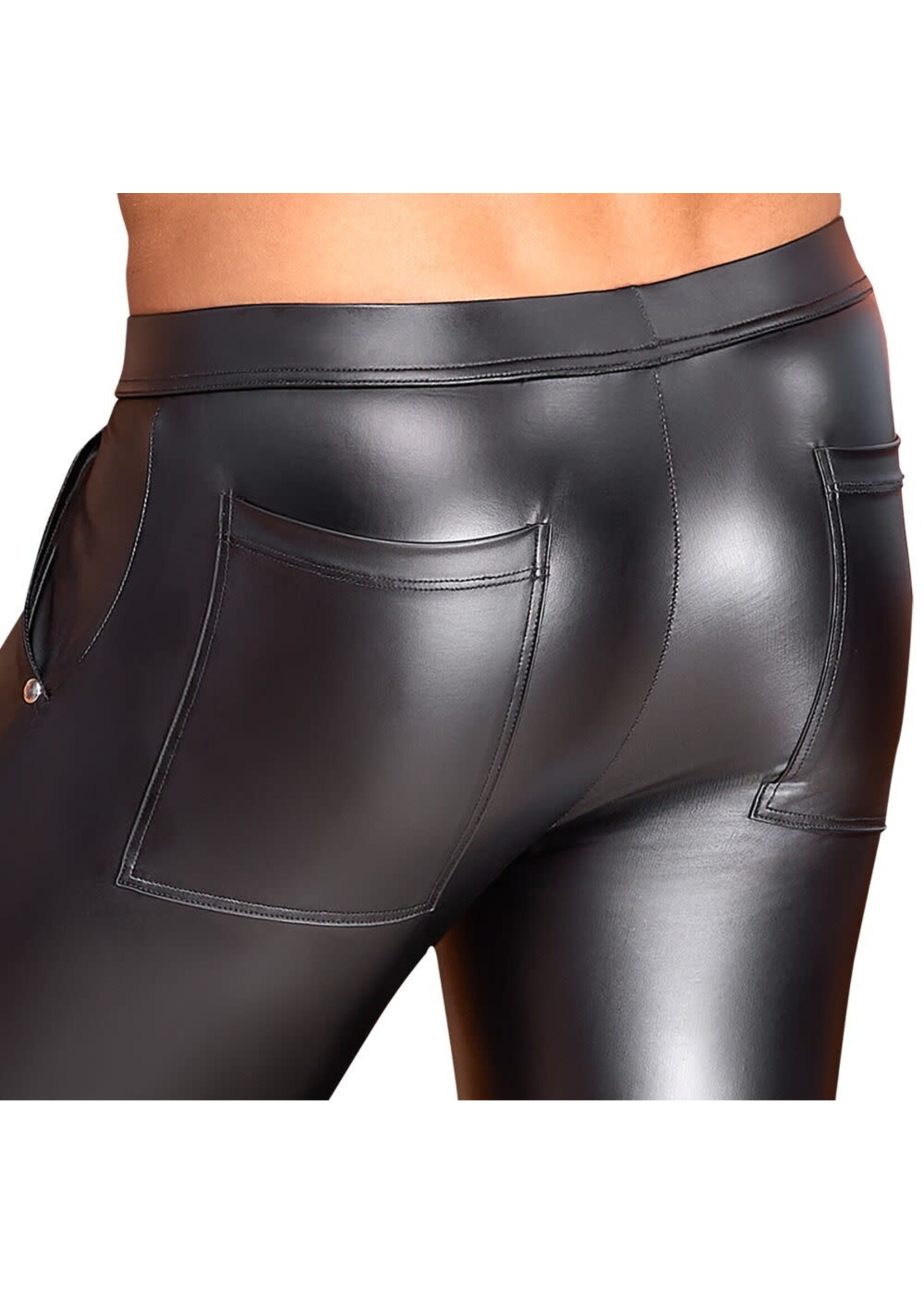 NEK Matte broek met ingezette ritssluiting