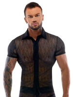 Svenjoyment Transparent lace shirt
