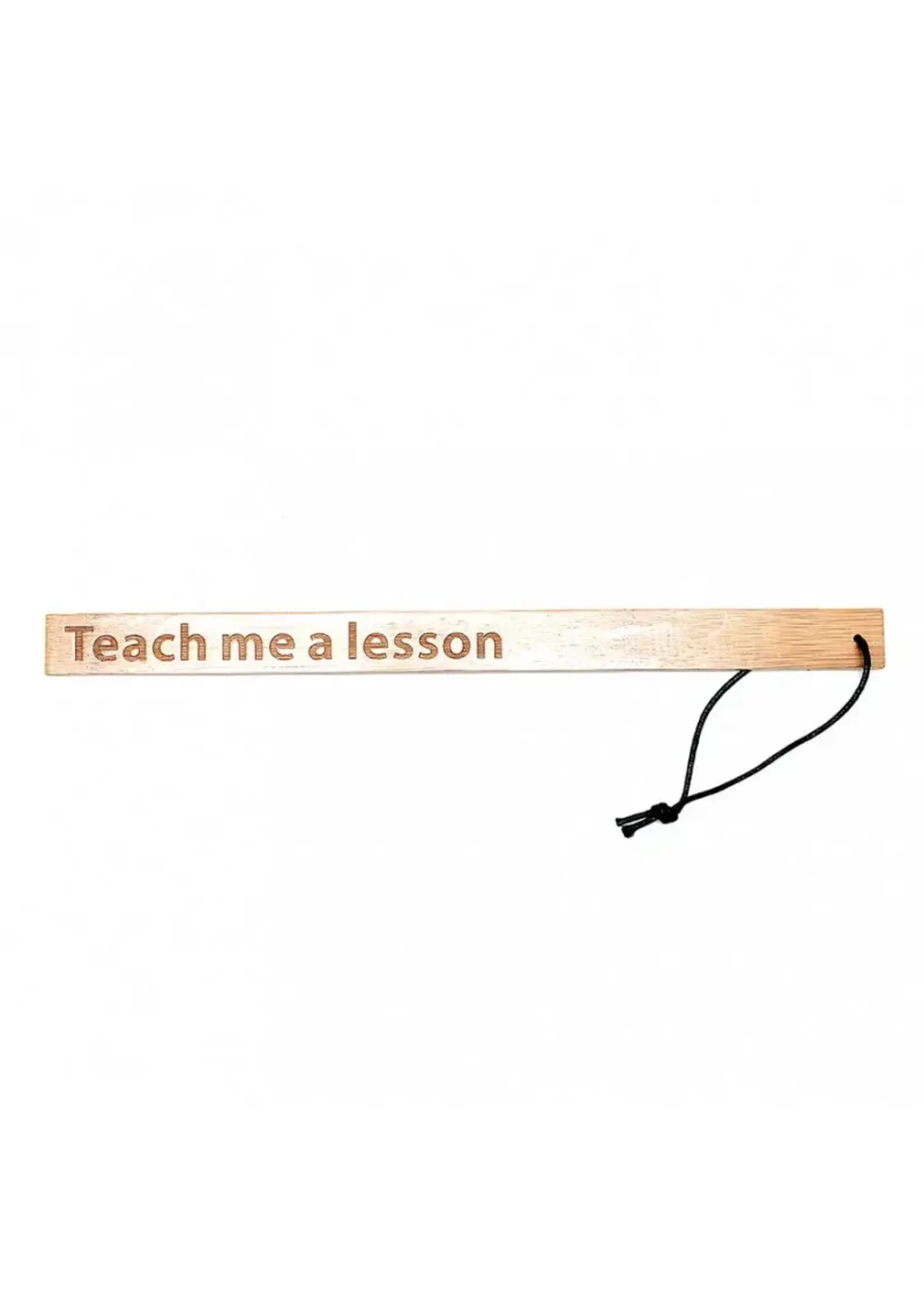 Rimba Bamboe lineaal - teach me a lesson -