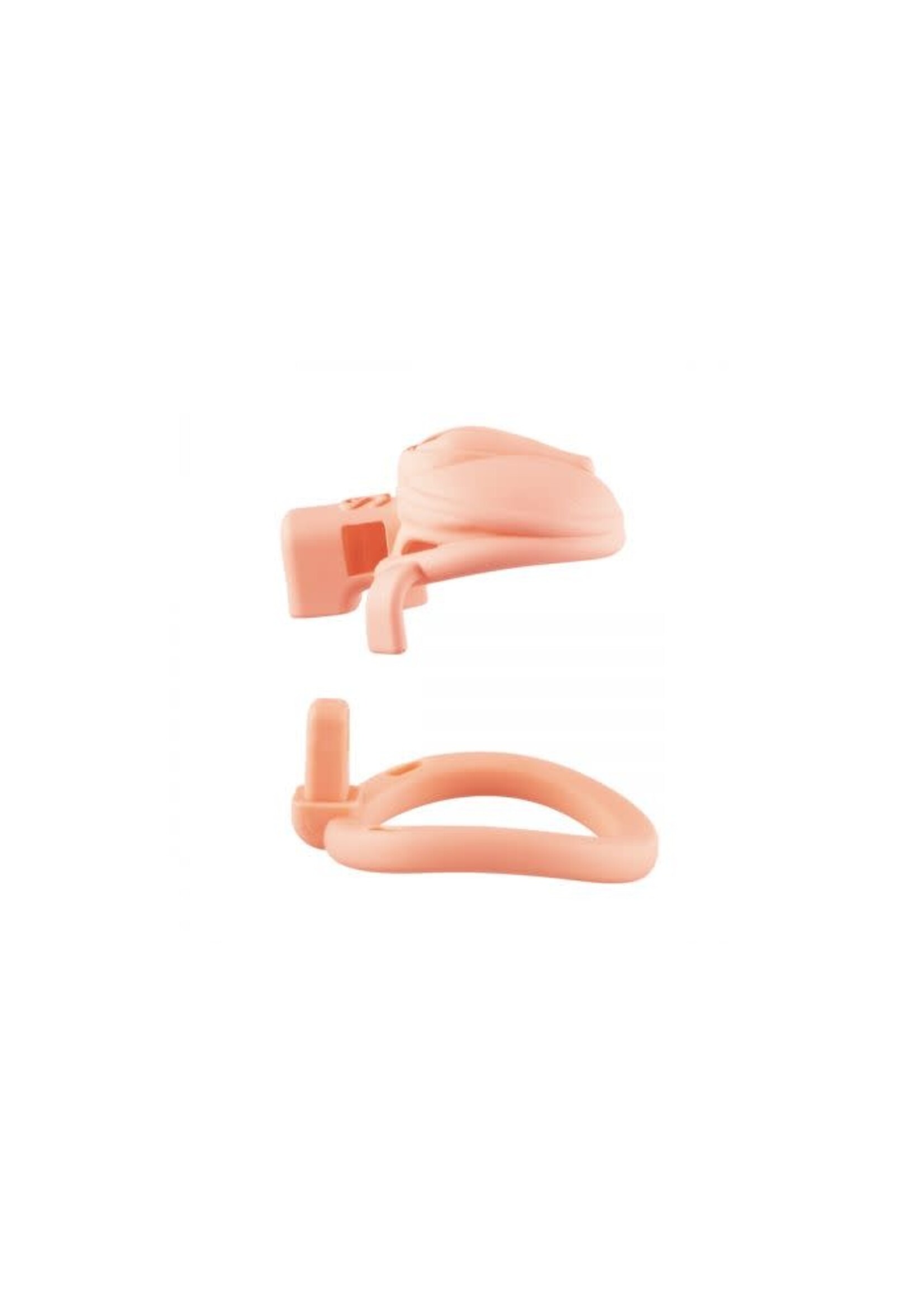 Pink pride chastity cage short