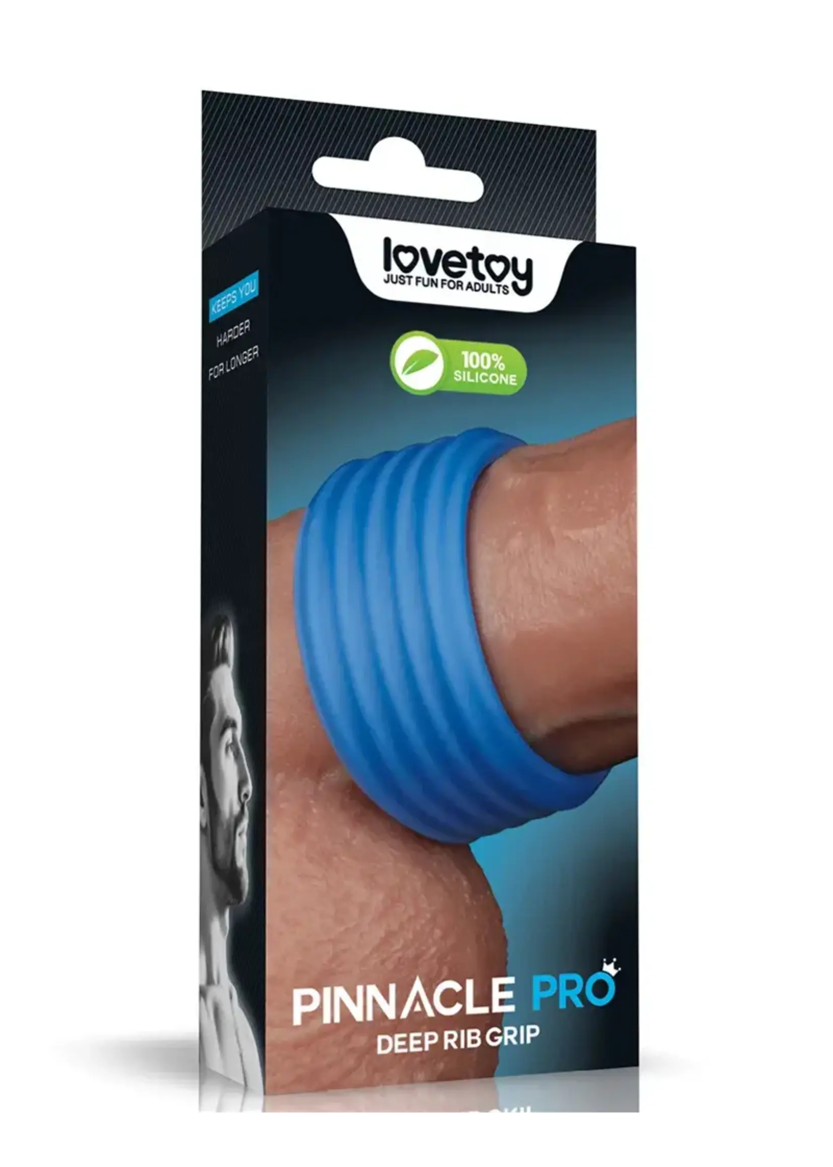 LoveToy Pinnacle Pro - Deep rib grip ring