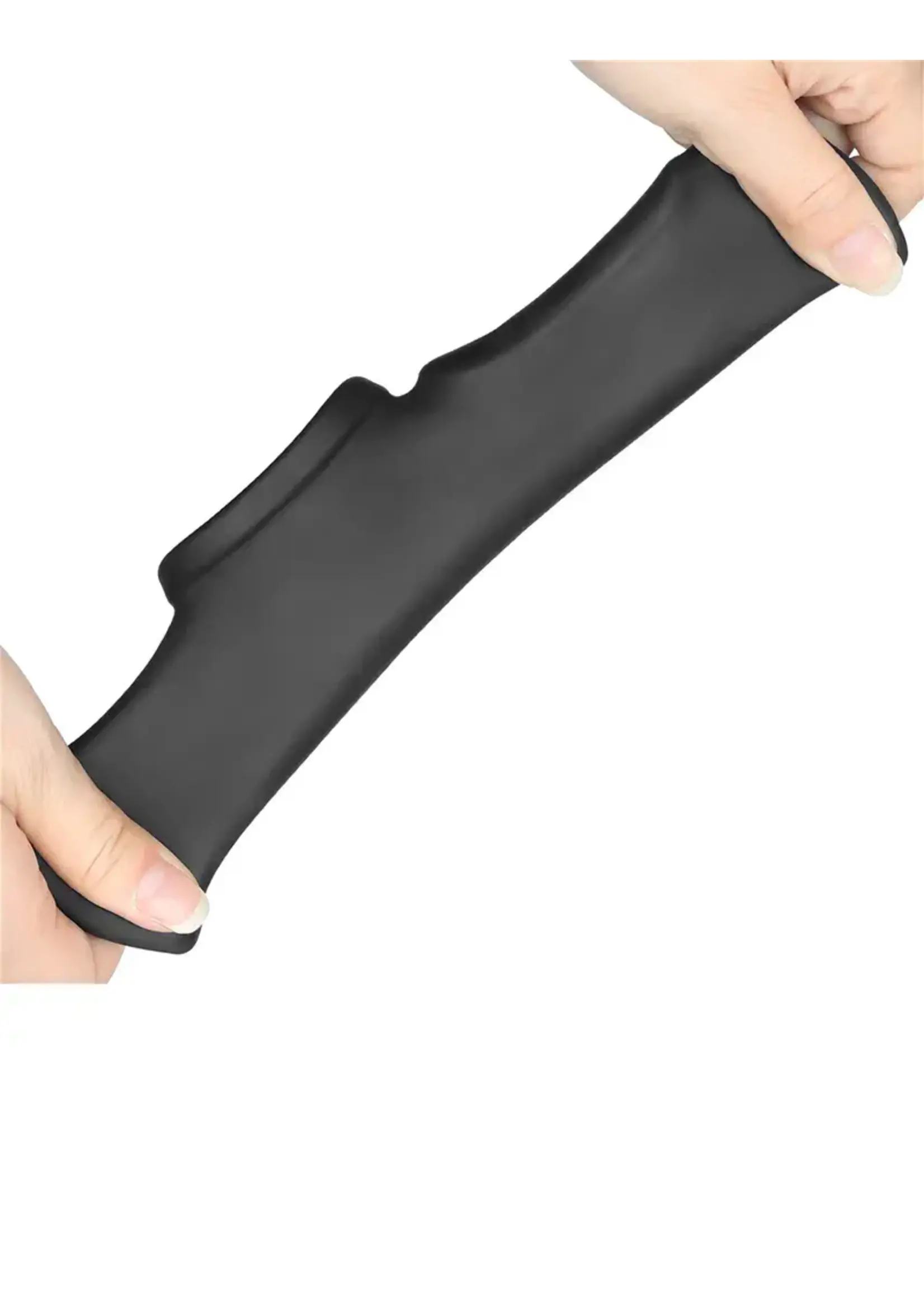 LoveToy Silk Knights Ring - Vibrerende Penis en Scrotum Sleeve