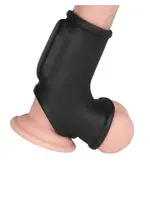 LoveToy Silk Knights Ring - Vibrerende Penis en Scrotum Sleeve