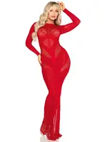 Leg Avenue Lace and net bodycon gown