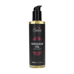 Erotica Glijmiddel Erotica massage olie Strawberry - met condoom - 250 ml