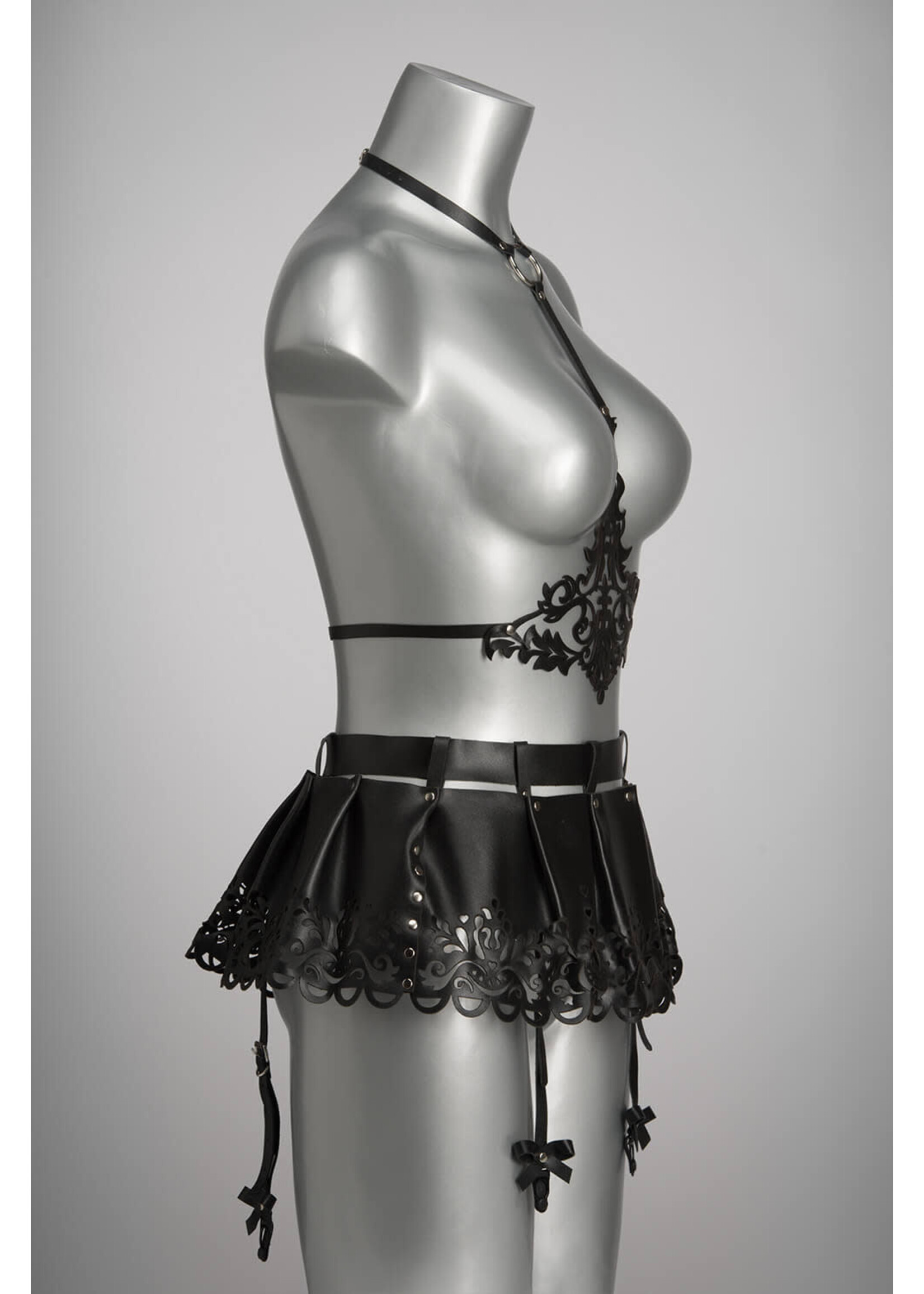 Voyeur X Leather harness Lilly - OneSize
