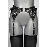 Voyeur X Leather garterbelt Lucy - OneSize