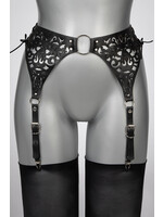 Voyeur X Leather garterbelt Lucy - OneSize