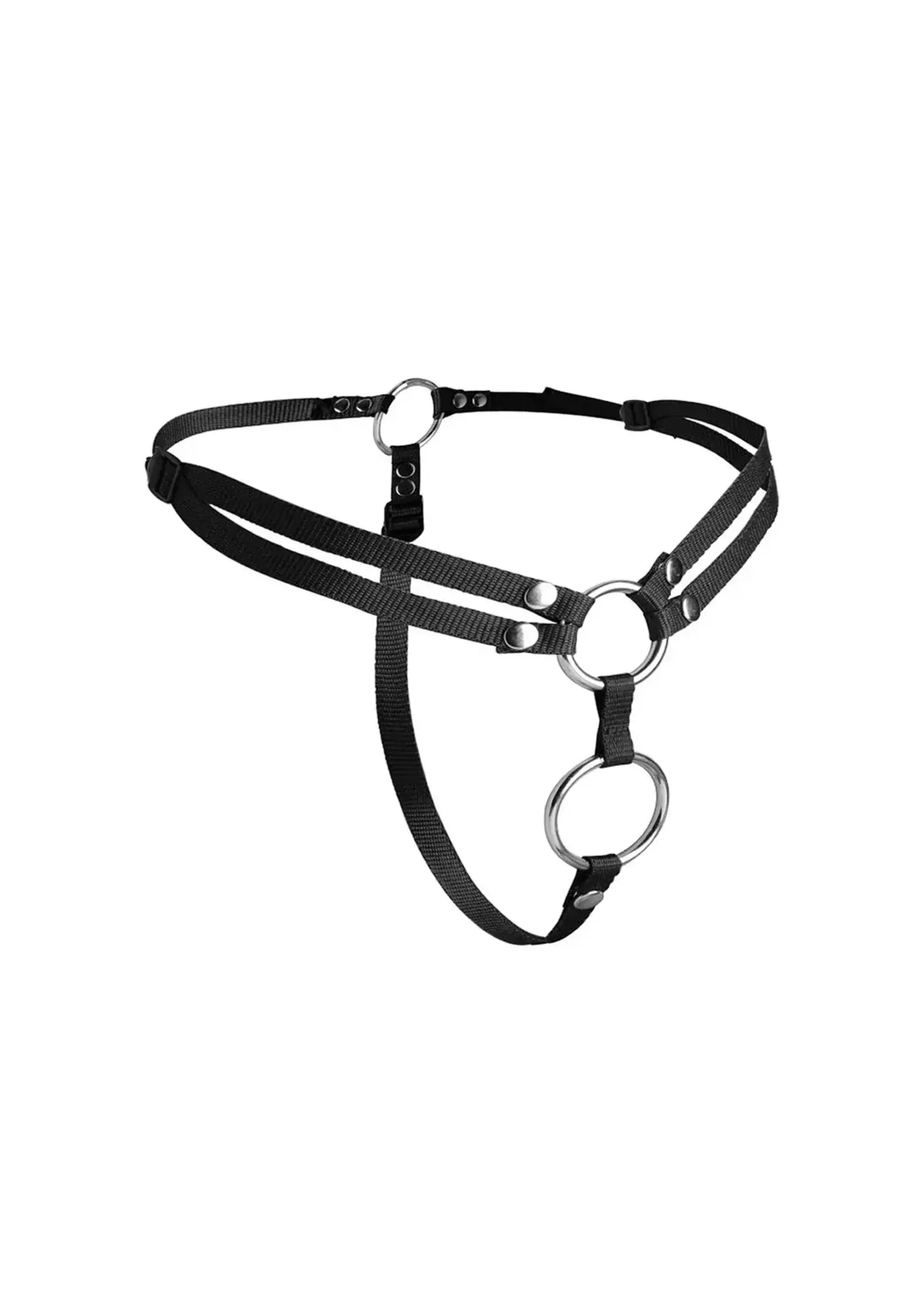 XR Brands Unity double penetration strap-on harness