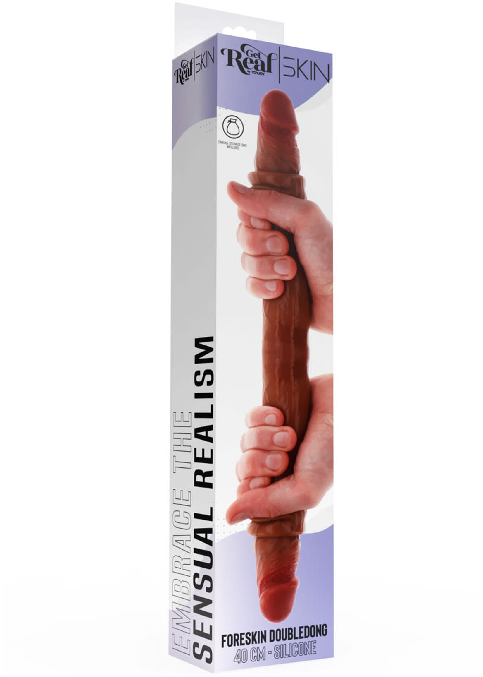 ToyJoy Silicone foreskin double dong 40cm