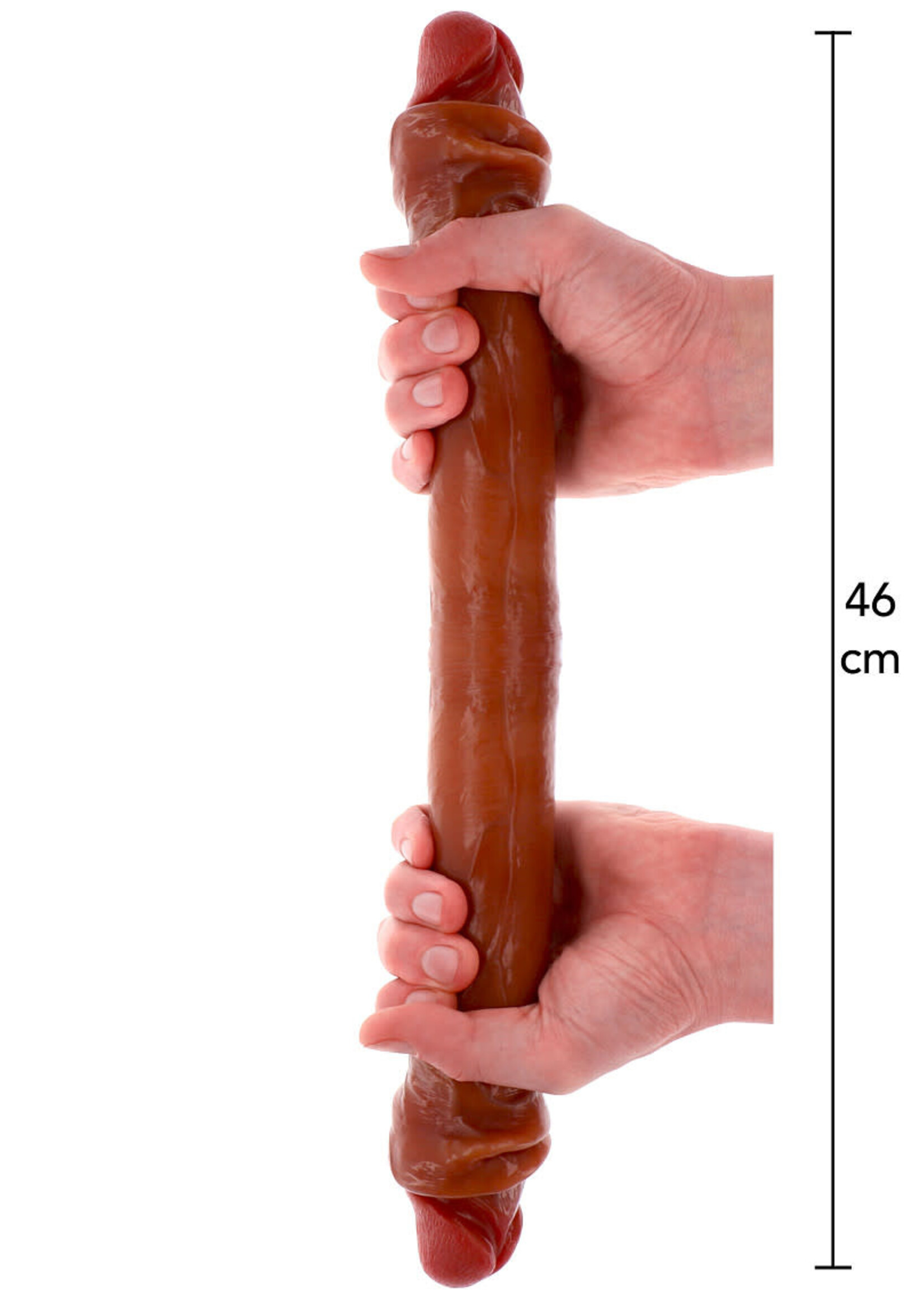 ToyJoy Silicone foreskin double dong 46 cm