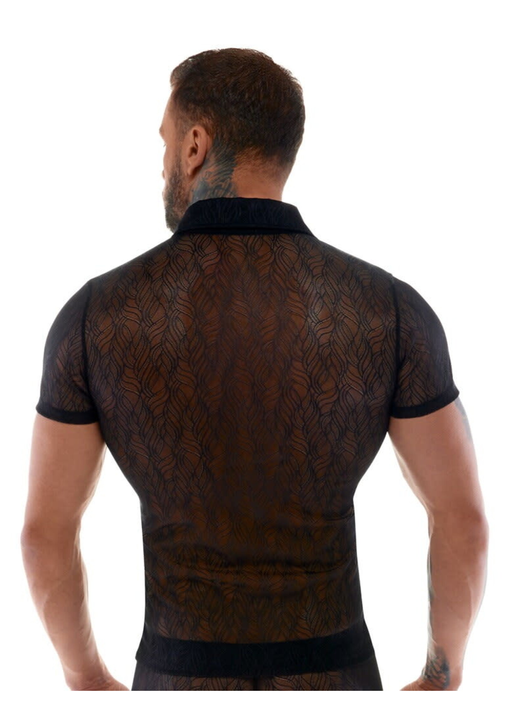 Svenjoyment Transparent lace shirt