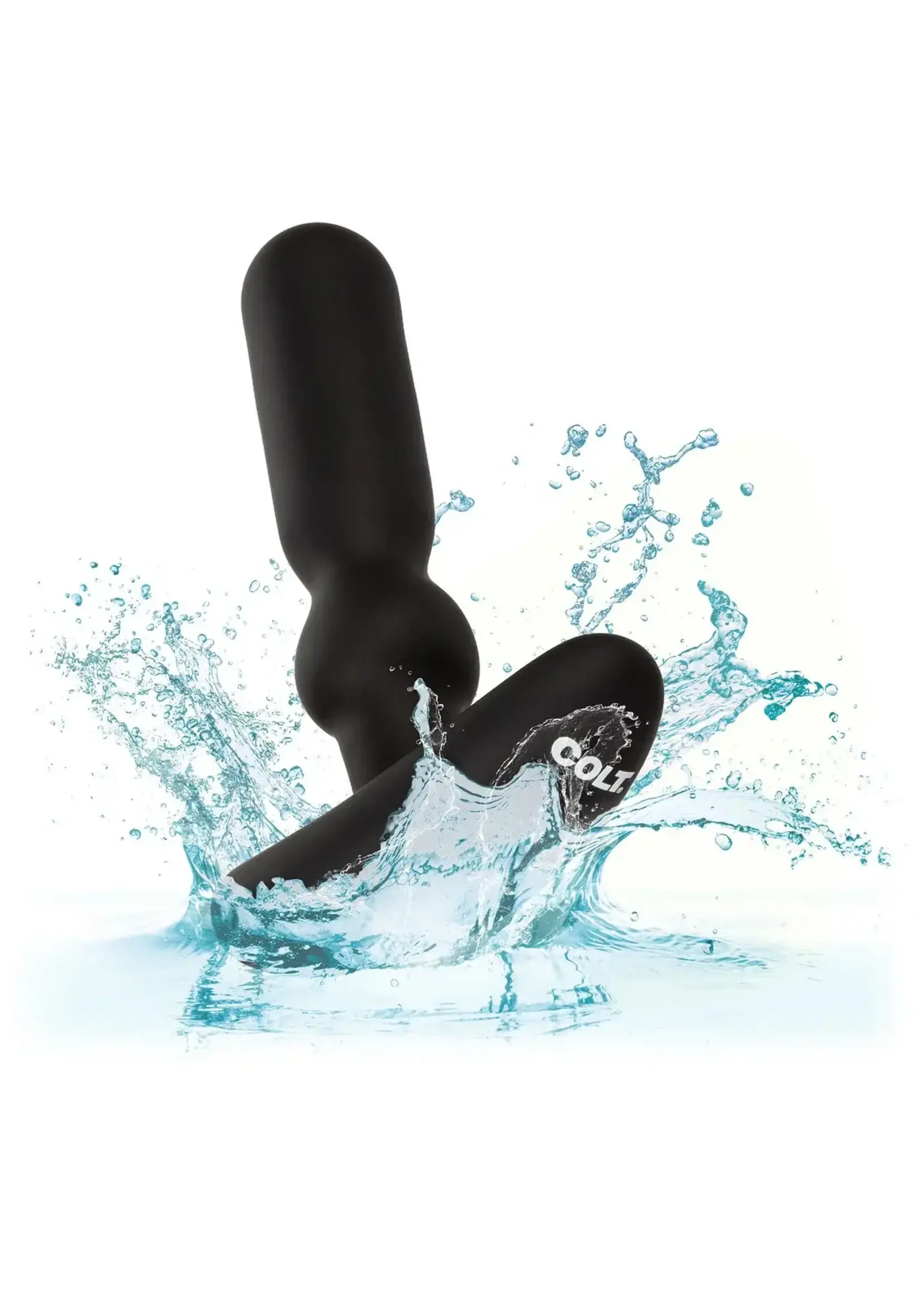 Vibrating anal T - black