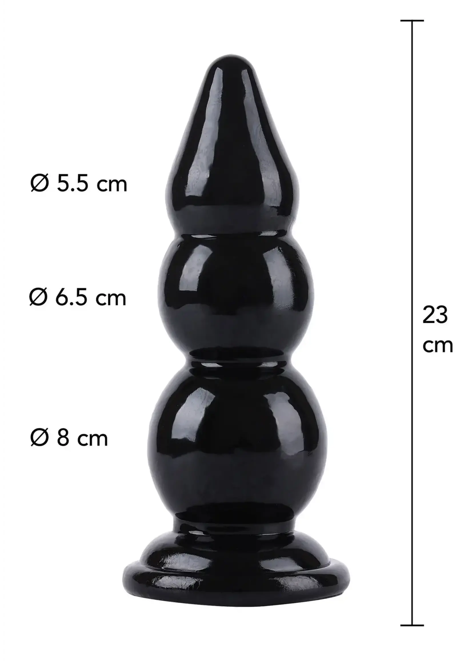 Buttplug balls 23 cm