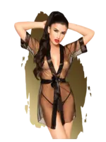 Penthouse Midnight mirage - Zwart - QueenSize