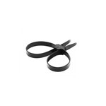 Master Series Misbehaved black zip tie police cuffs - 5 pack