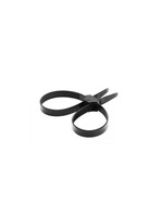 Master Series Misbehaved black zip tie police cuffs - 5 pack
