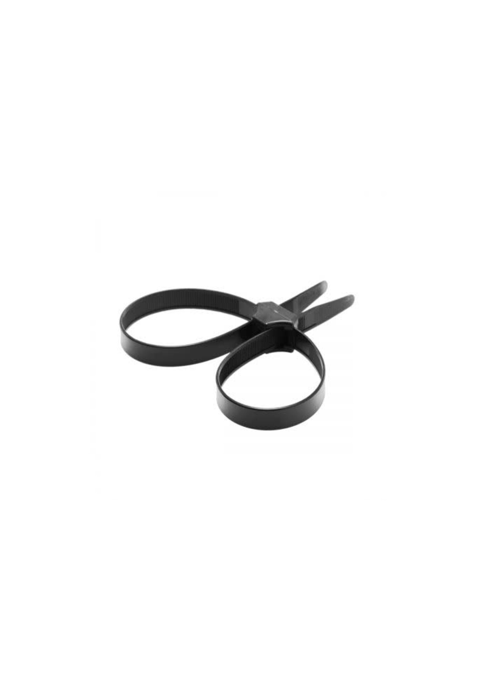 Master Series Misbehaved black zip tie police cuffs - 5 pack