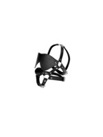 Blindfold harness and ball gag