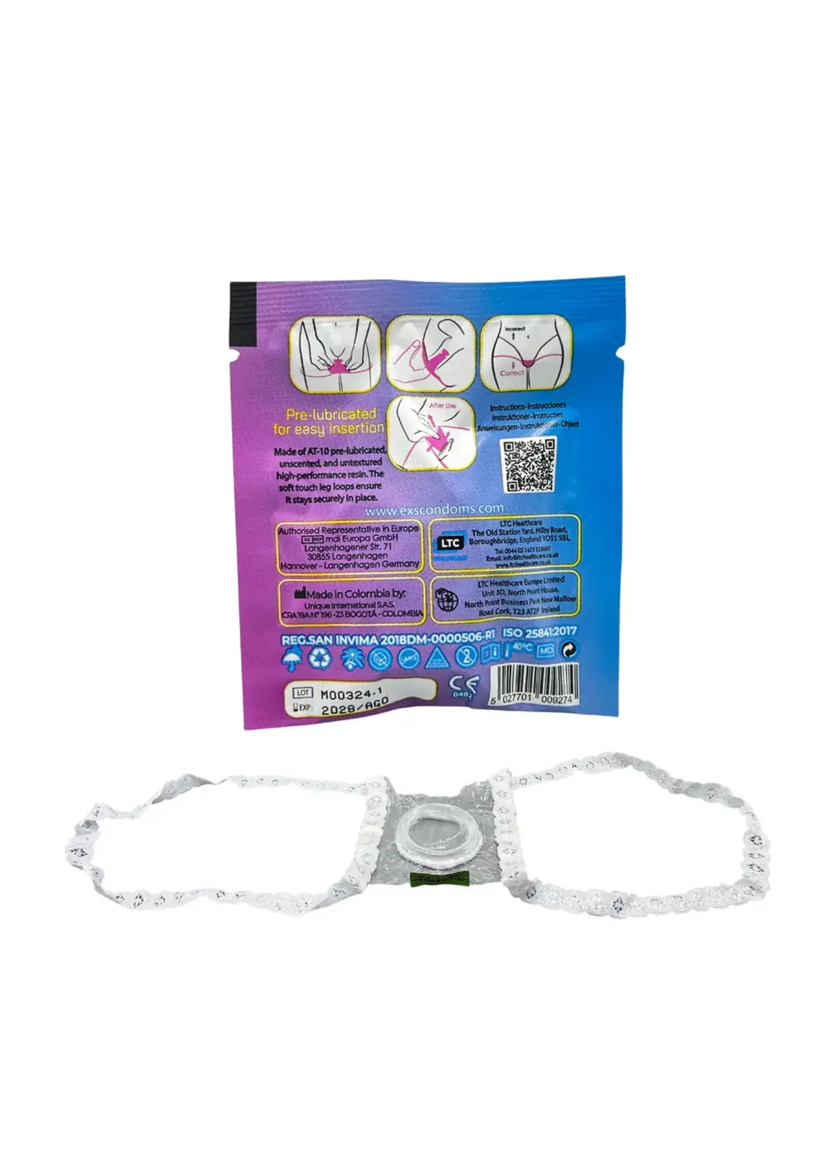 Exs Lifestyle Supplies EXS non-latex Internal Condoms 2st.