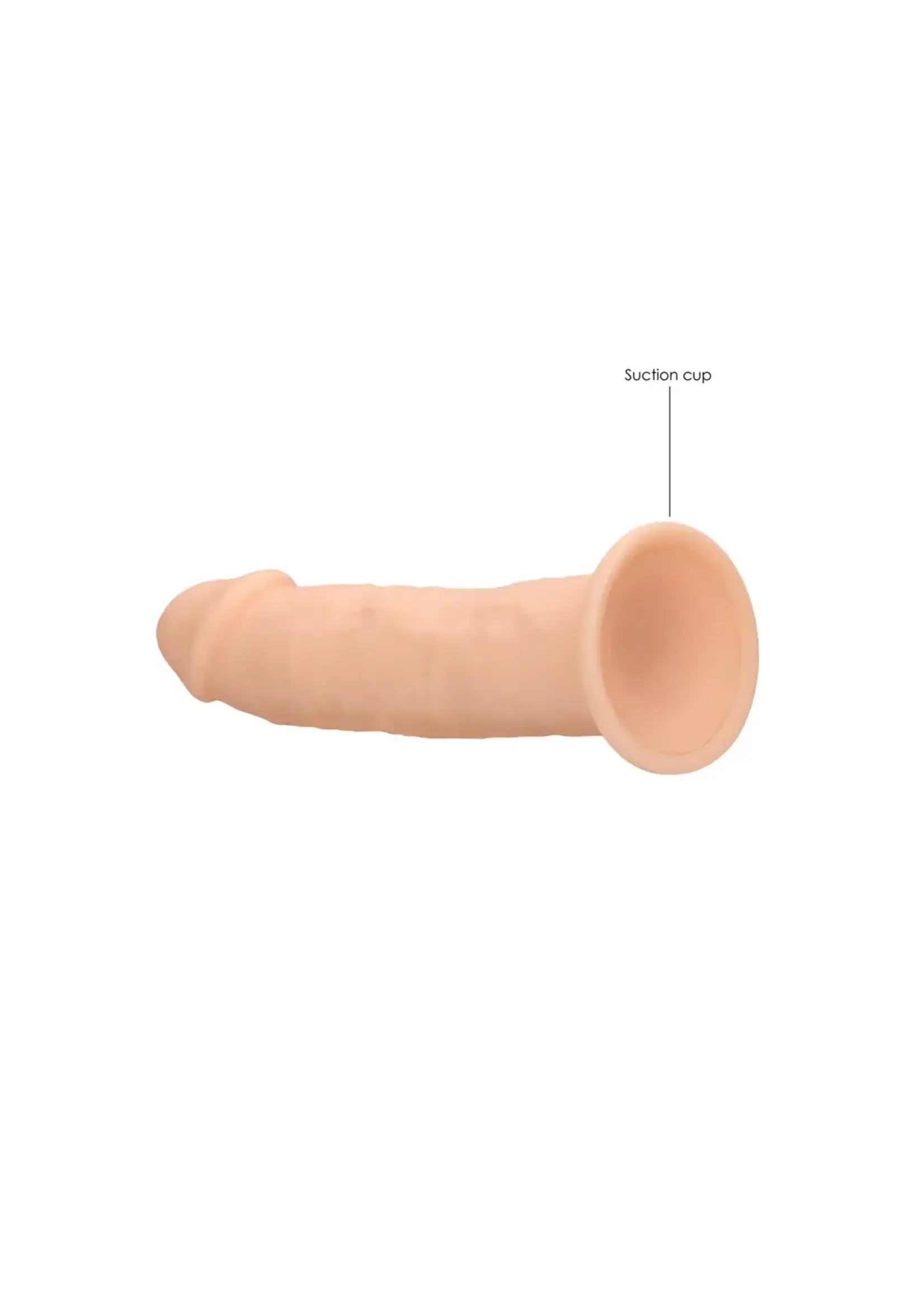 Realrock by Shots Silicone dildo - 20 cm white