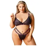 Fantasy Lingerie Sexy bitch bralette & strappy thong - QueenSize