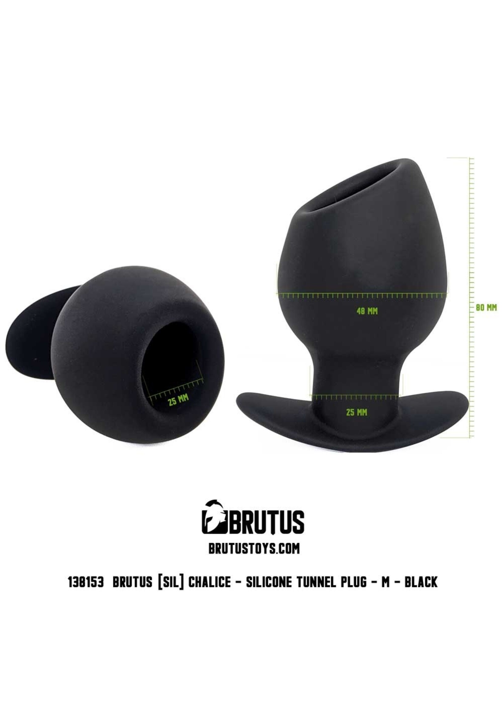 Chalice silicone tunnel plug M