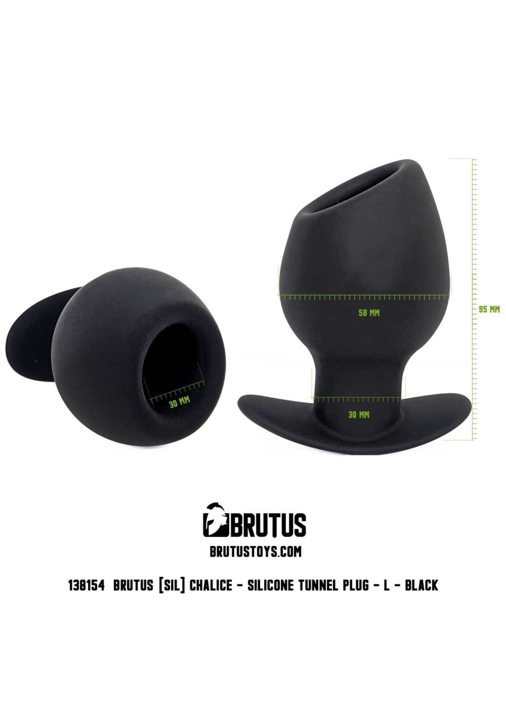 Chalice silicone tunnel plug L