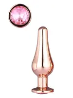 Dream Toys Gleaming love rose gold pleasure plug small